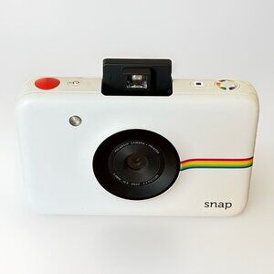 Polaroid Snap - POLSP01 Instant Print Digital Camera 2019 White Rainbow Tested